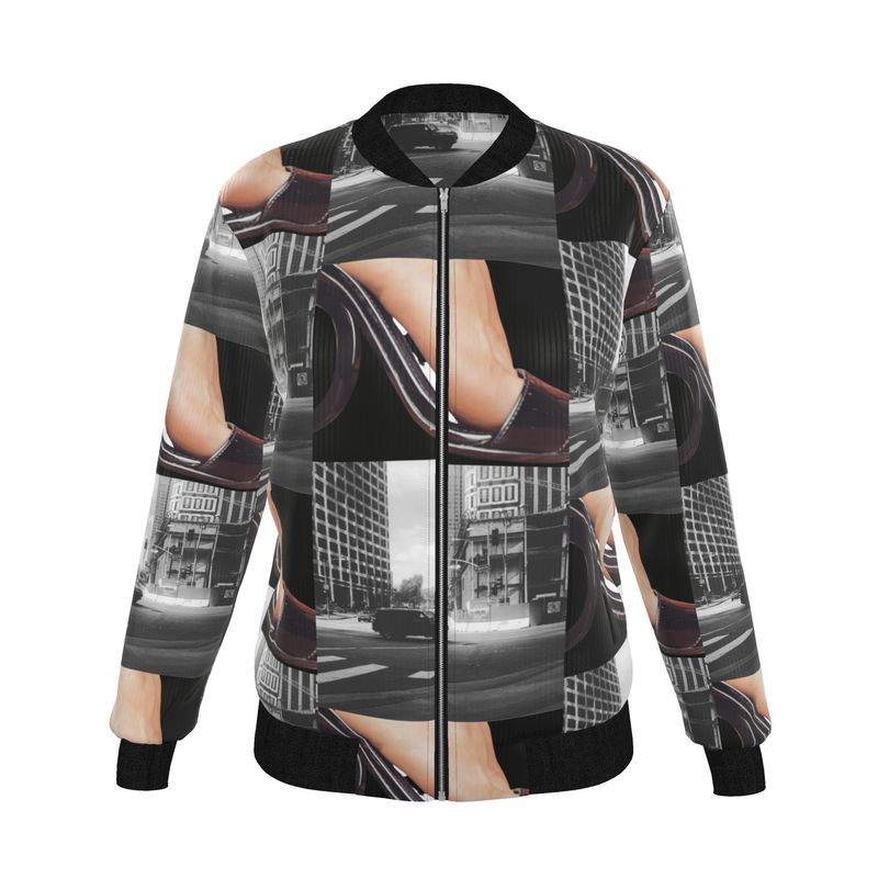 City Shoes Reversible Silk Bomber Jacket