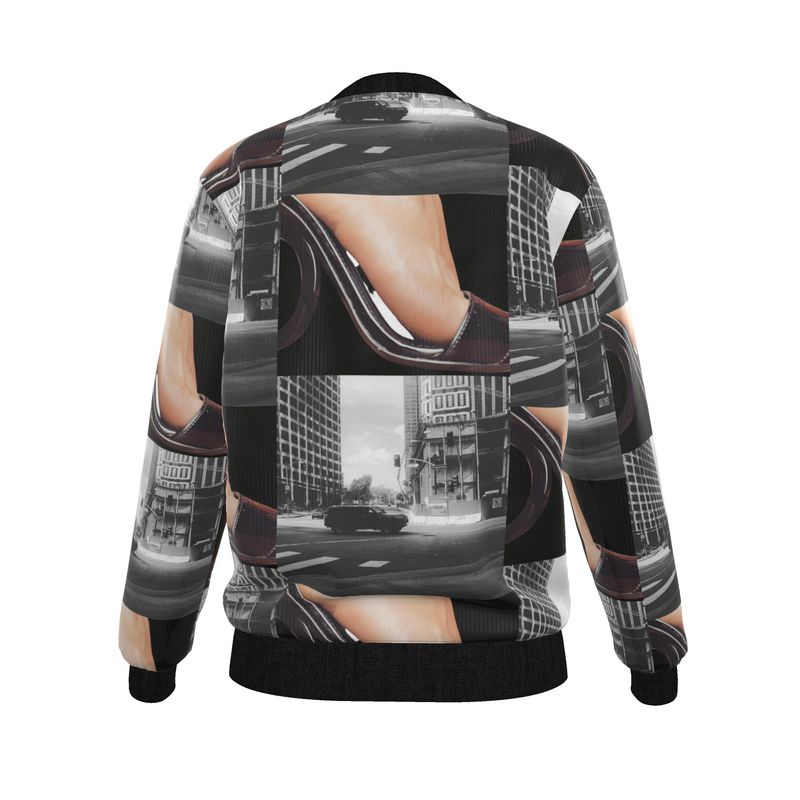 City Shoes Reversible Silk Bomber Jacket