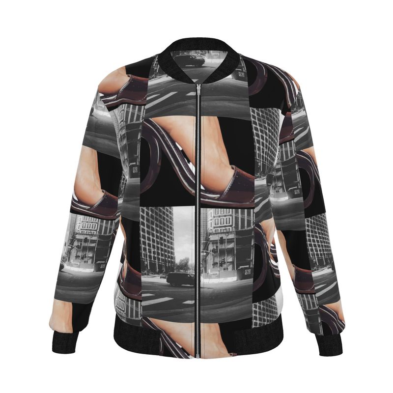 City Shoes Reversible Silk Bomber Jacket