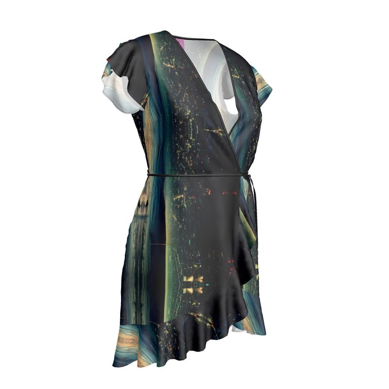 Tropical City Tea Dress