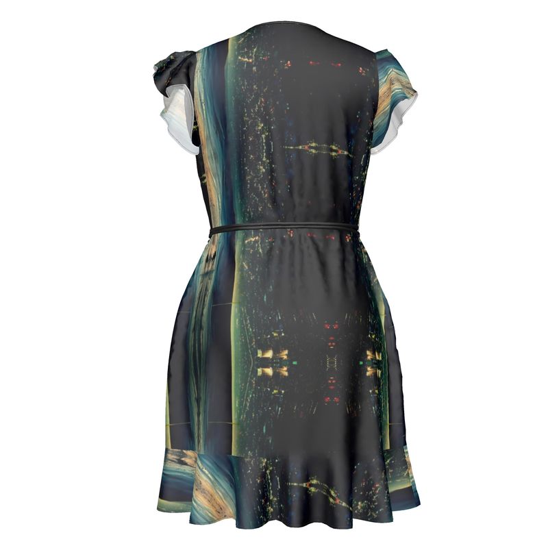 Tropical City Tea Dress