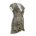 Neutral Beach Tea Dress