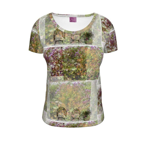 Flora Pick Scoop Neck T-Shirt