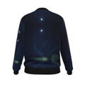 Midnight Reversible Silk Bomber Jacket
