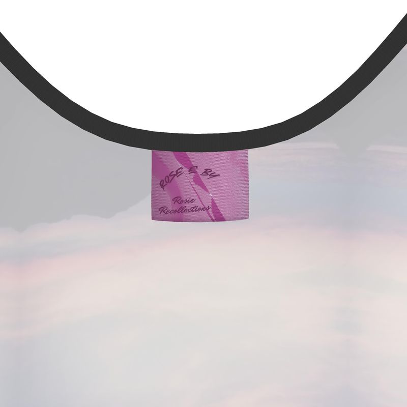 Black and Purple Mountain Tank Top