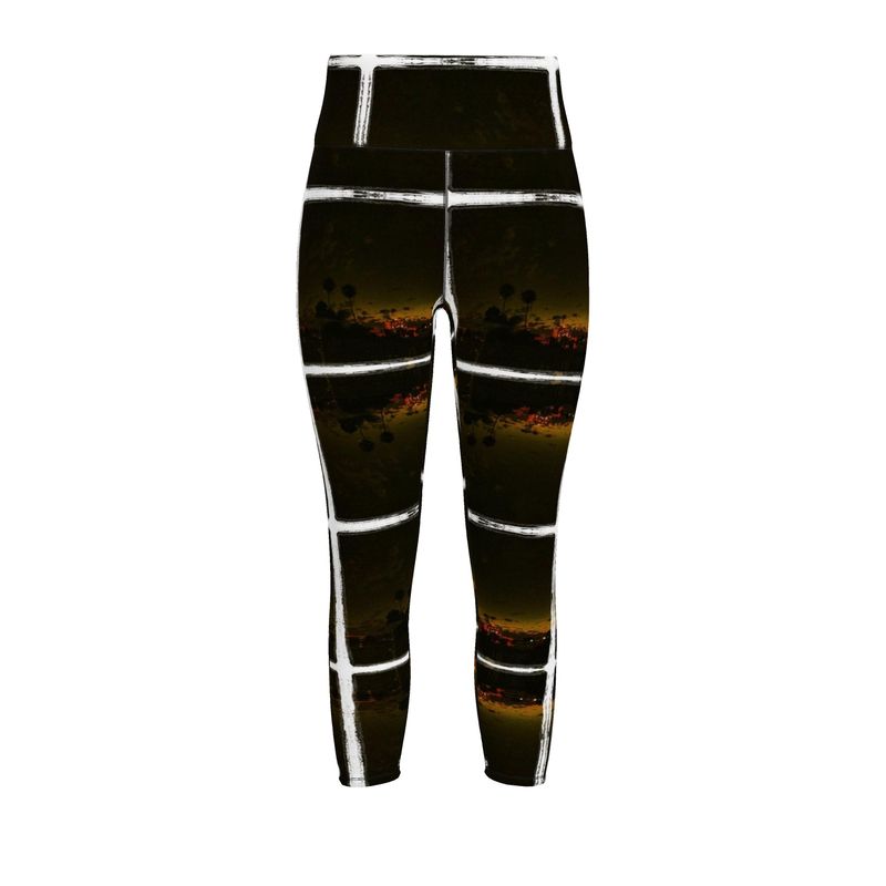 Night Checks Sports Leggings