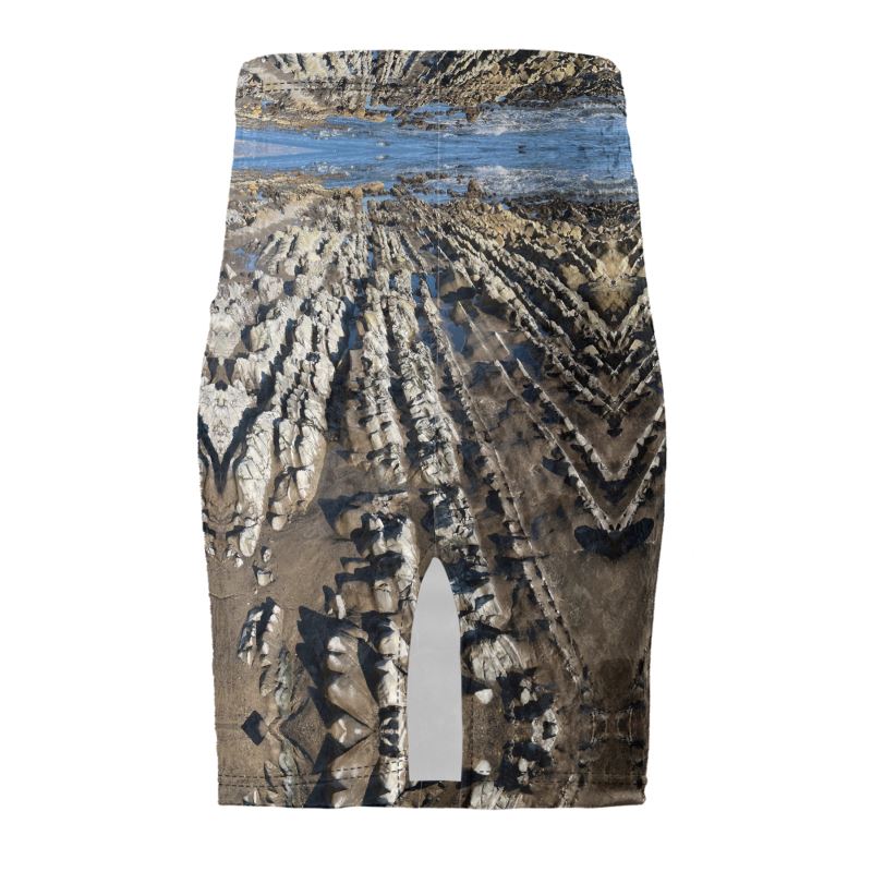 Rich Earth Pencil Skirt