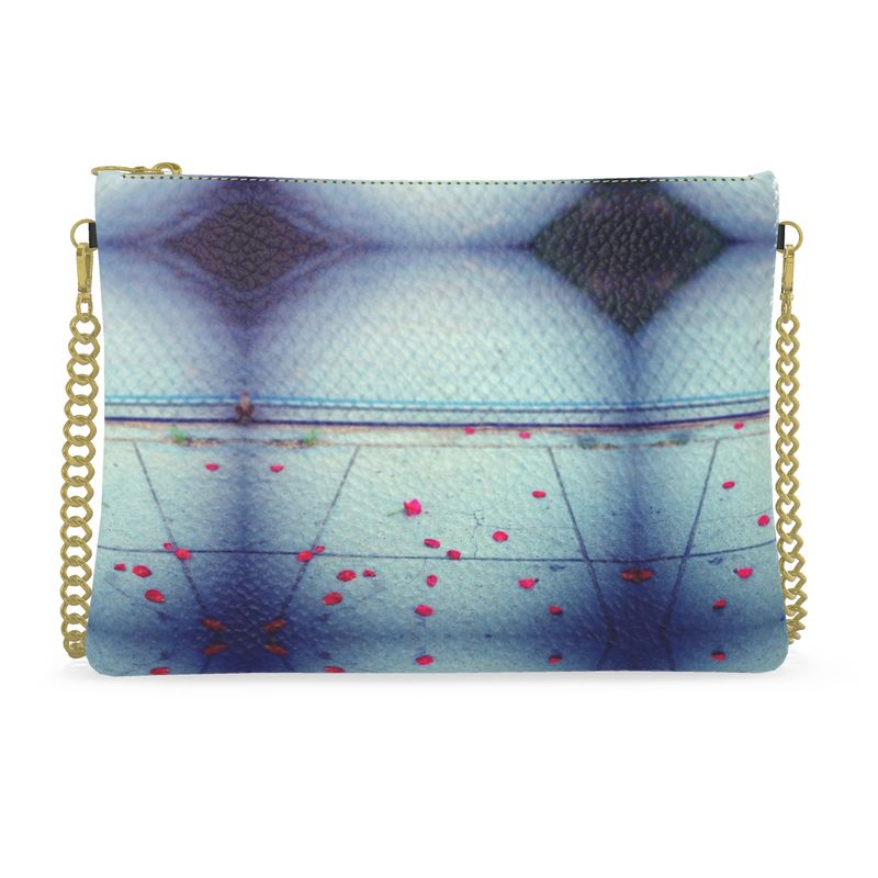 Scattered Beauty Crossbody Bag With Chain
