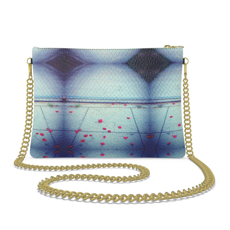 Scattered Beauty Crossbody Bag With Chain