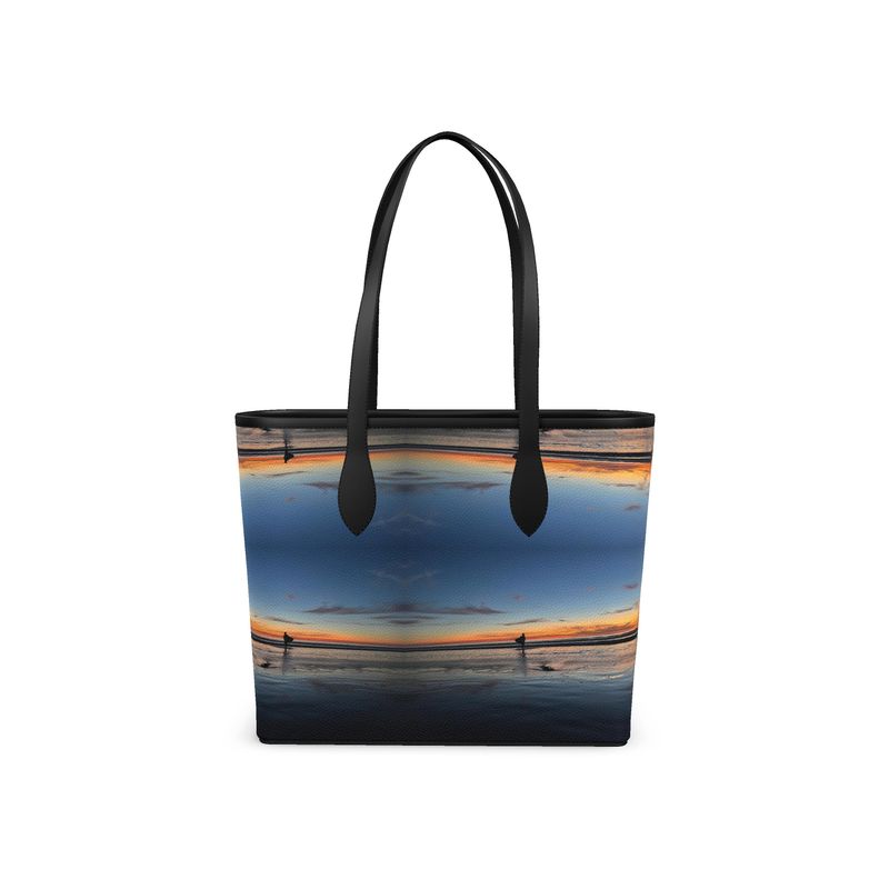 Sunset Surf Leather City Shopper