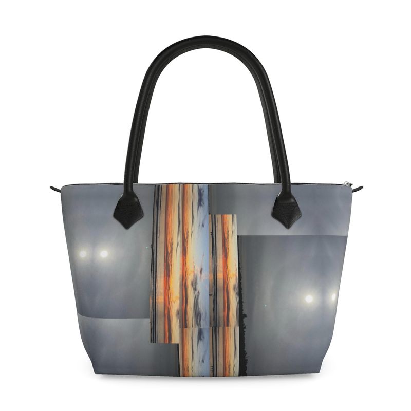 Many Suns Zip Top Handbag
