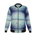 Scattered Beauty Reversible Silk Bomber Jacket