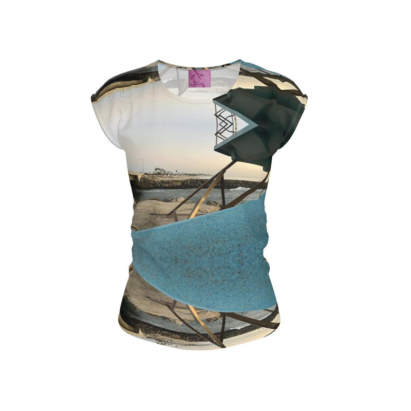 Teal Beach Loose Fit T-Shirt