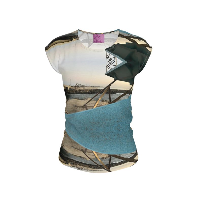 Teal Beach Loose Fit T-Shirt