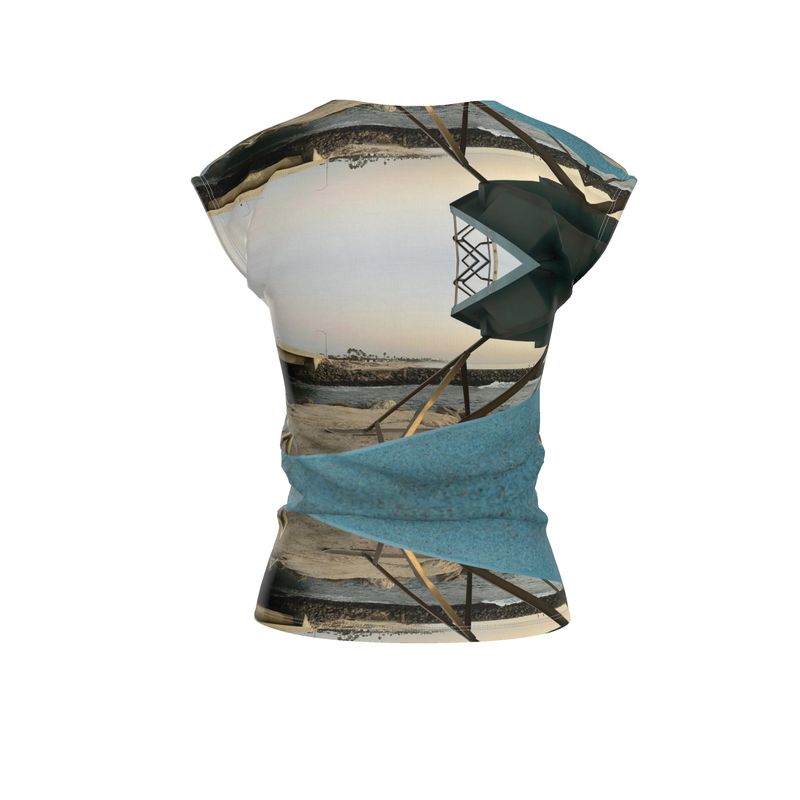 Teal Beach Loose Fit T-Shirt