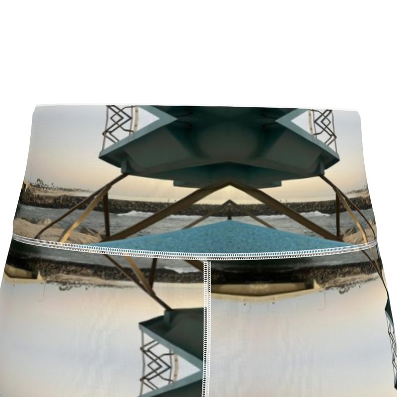 Teal Beach Sports Leggings