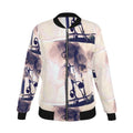 Soft Light Reversible Silk Bomber Jacket
