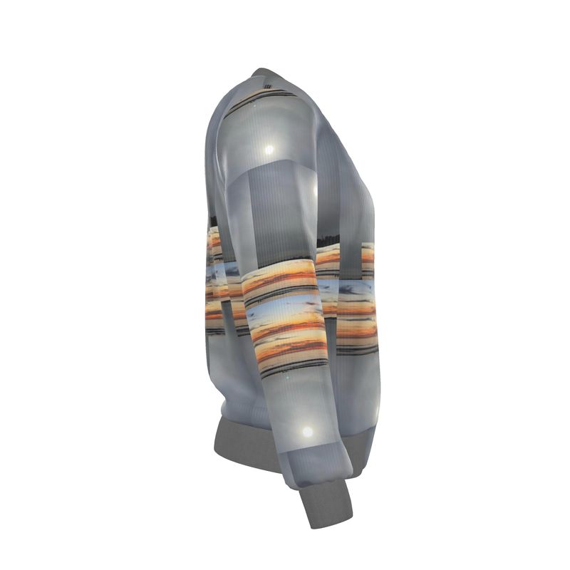 Many Suns Reversible Silk Bomber Jacket