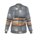 Many Suns Reversible Silk Bomber Jacket