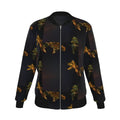 Hawaiian Sky Reversible Silk Bomber Jacket