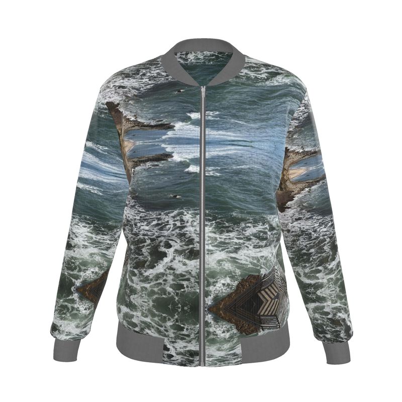 Surf City Reversible Silk Bomber Jacket