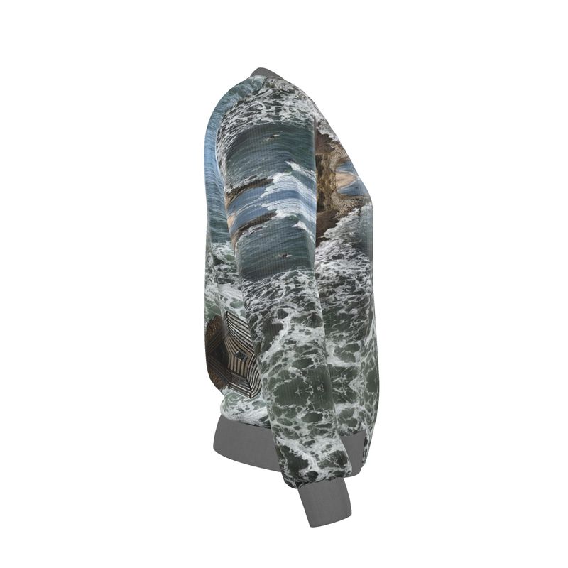 Surf City Reversible Silk Bomber Jacket