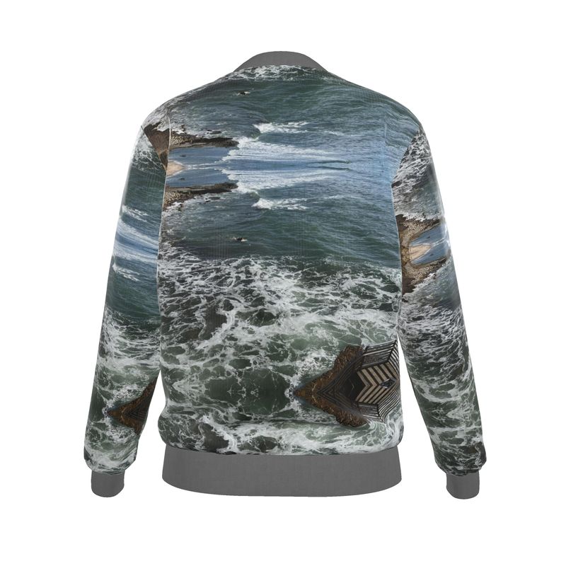 Surf City Reversible Silk Bomber Jacket