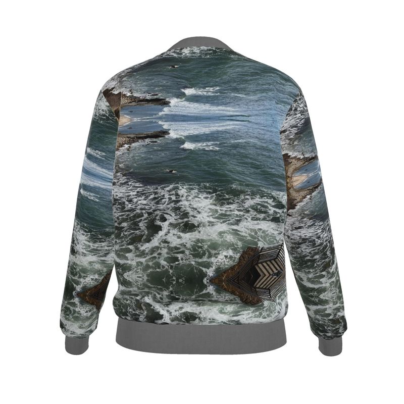 Surf City Reversible Silk Bomber Jacket