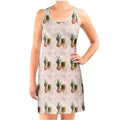 Pineapple Pink Halter Dress