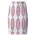 Just Enough Purple and Pink Pencil Skirt