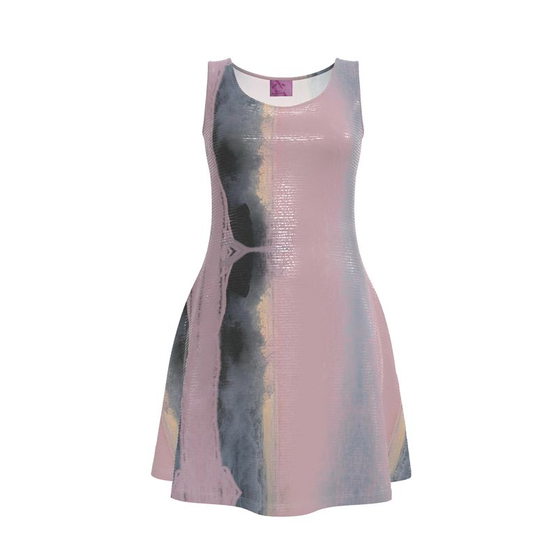 Ocean Pink Skater Dress