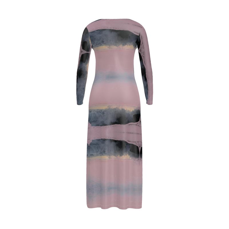 Ocean Pink Long Cardigan