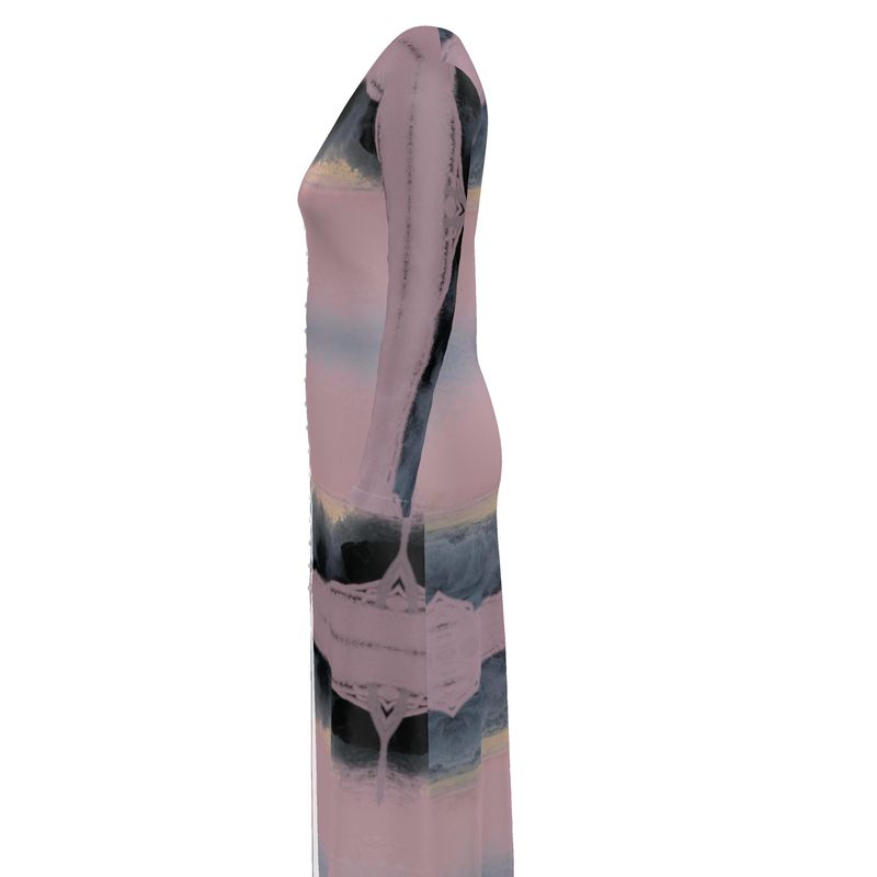 Ocean Pink Long Cardigan