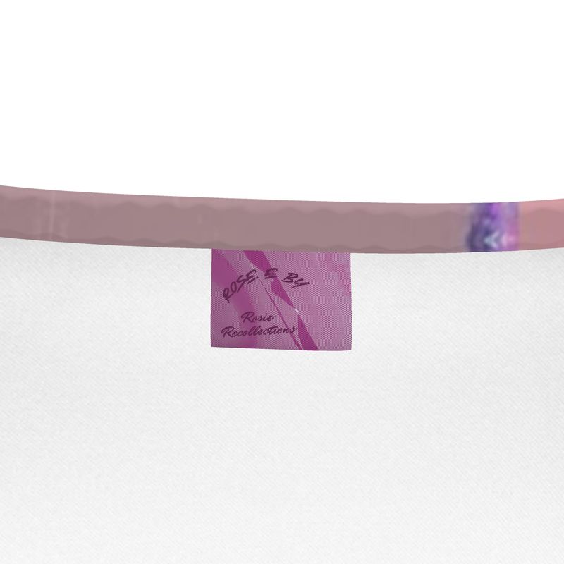 Just enough Purple and Pink Scoop Neck T-Shirt