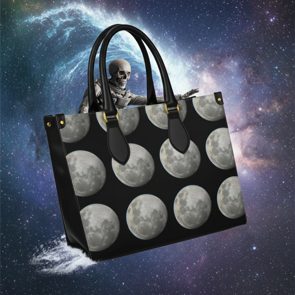 Full Moon Leather Shopper Bag