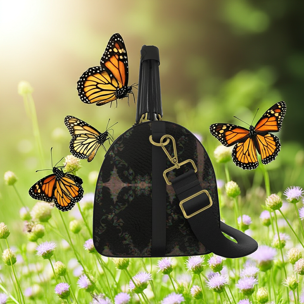 Dark Butterfly Duffle Bag