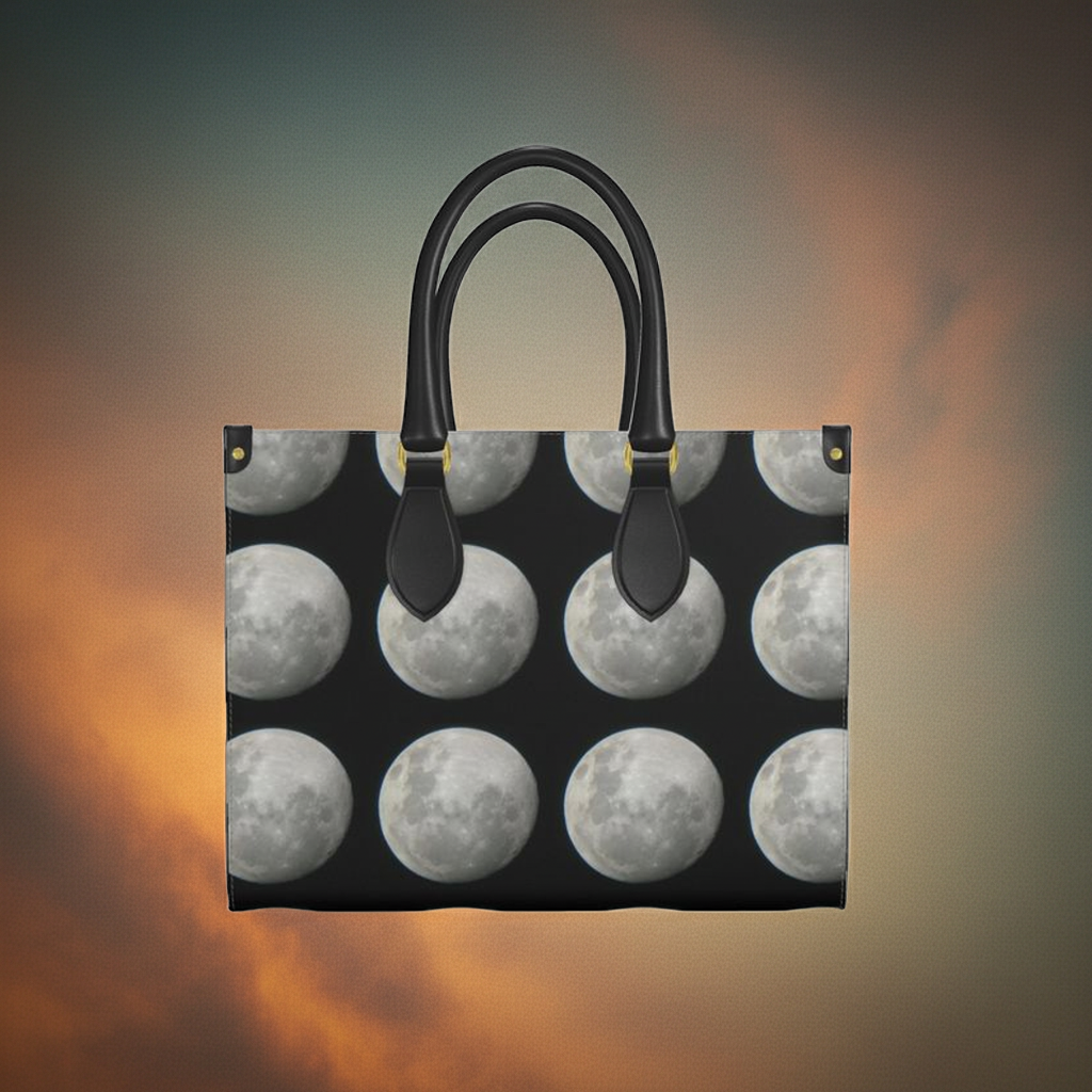 Full Moon Leather Shopper Bag