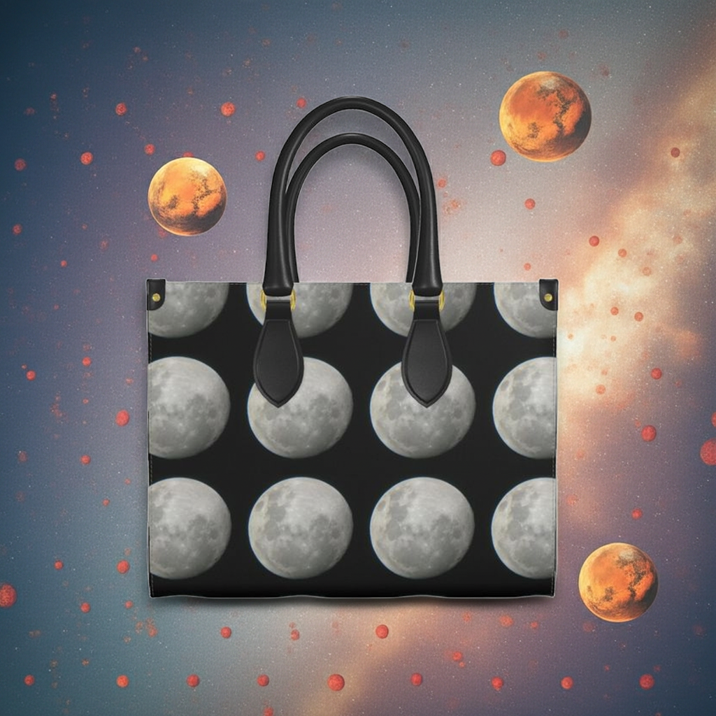 Full Moon Leather Shopper Bag