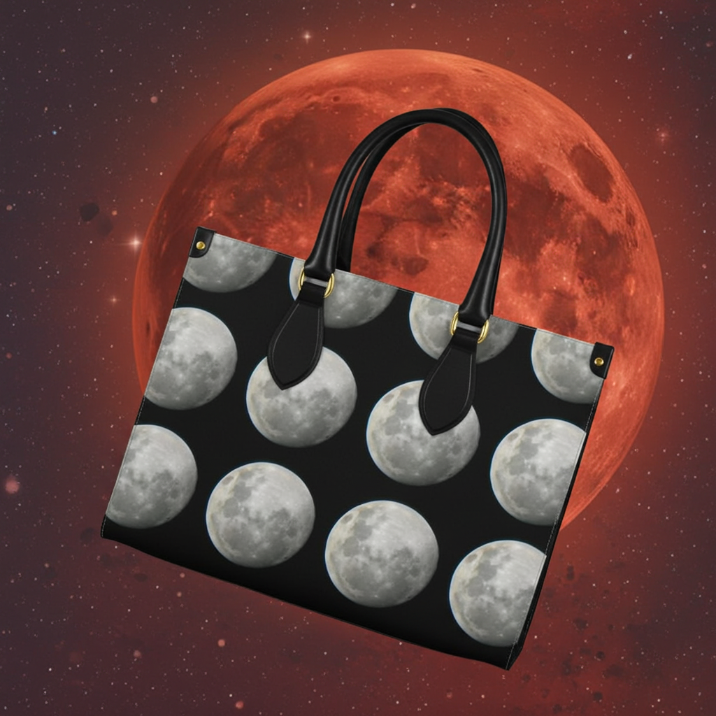 Full Moon Leather Shopper Bag