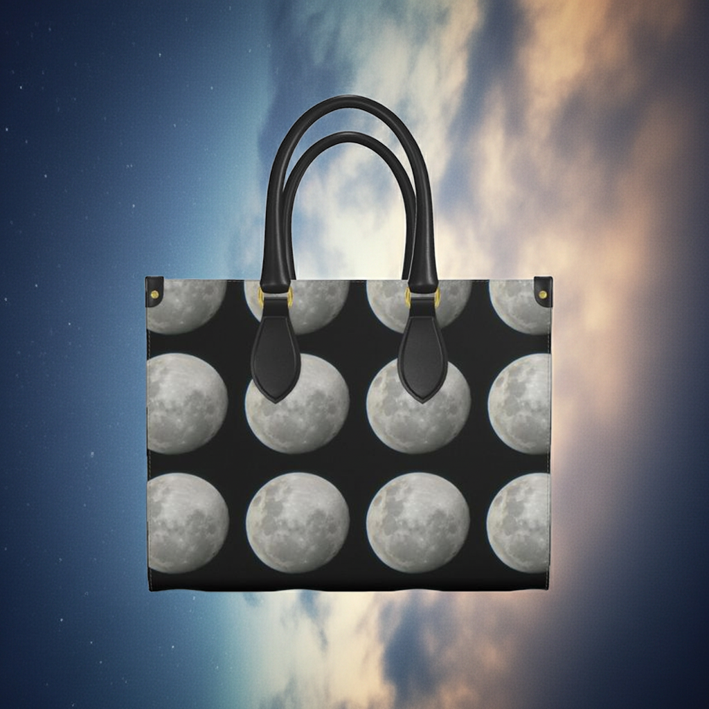 Full Moon Leather Shopper Bag