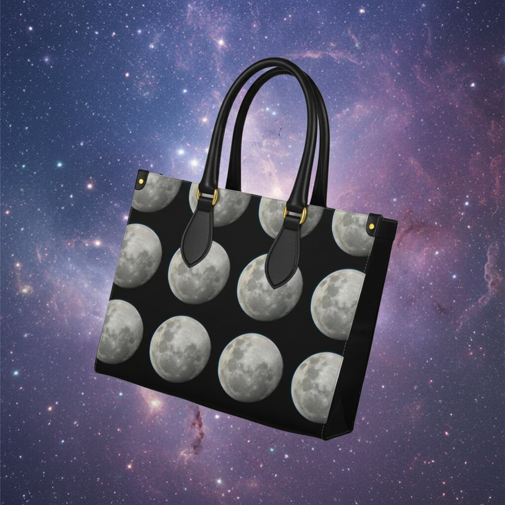 Full Moon Leather Shopper Bag