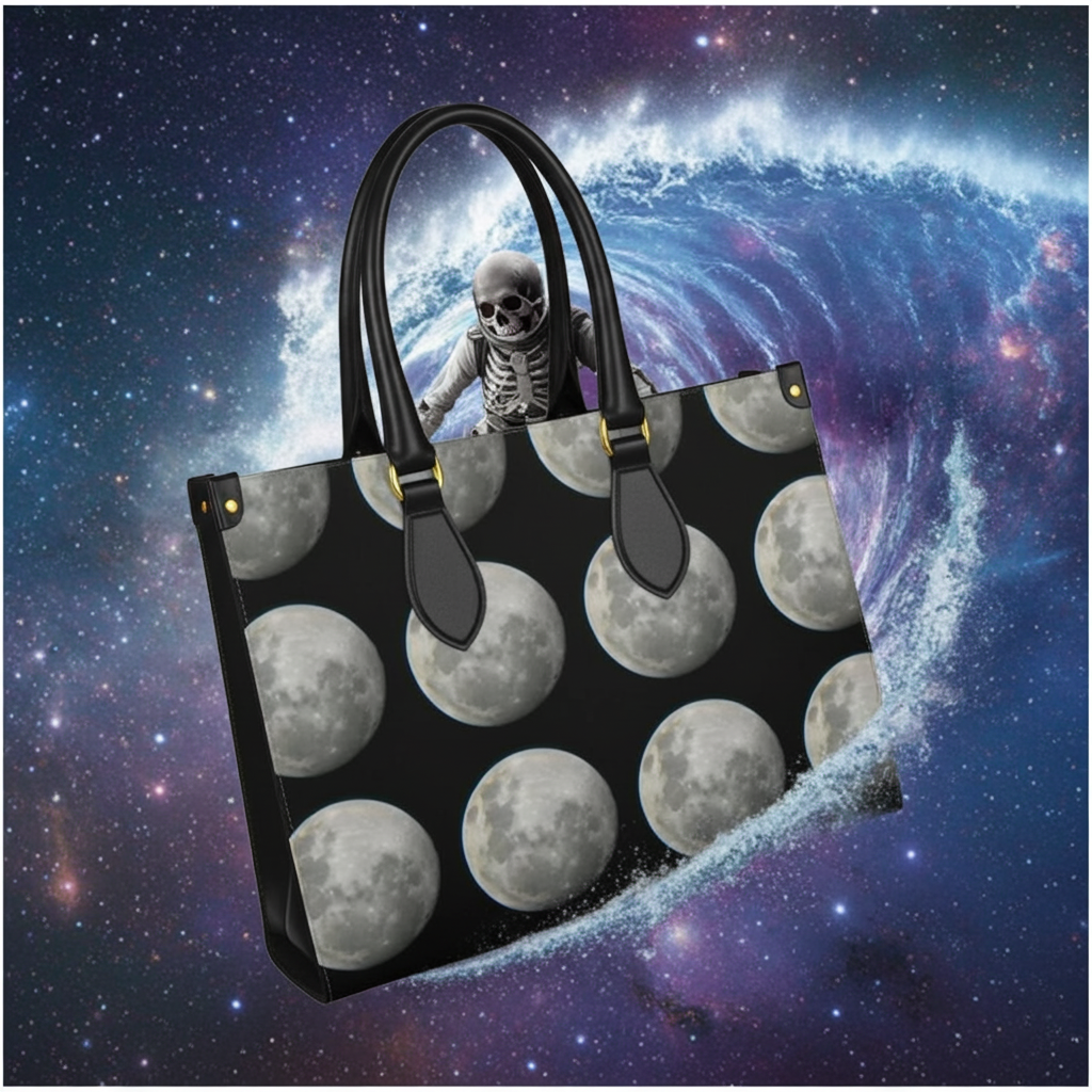 Full Moon Leather Shopper Bag