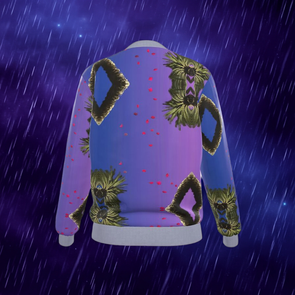 California Valentine Reversible Silk Bomber Jacket