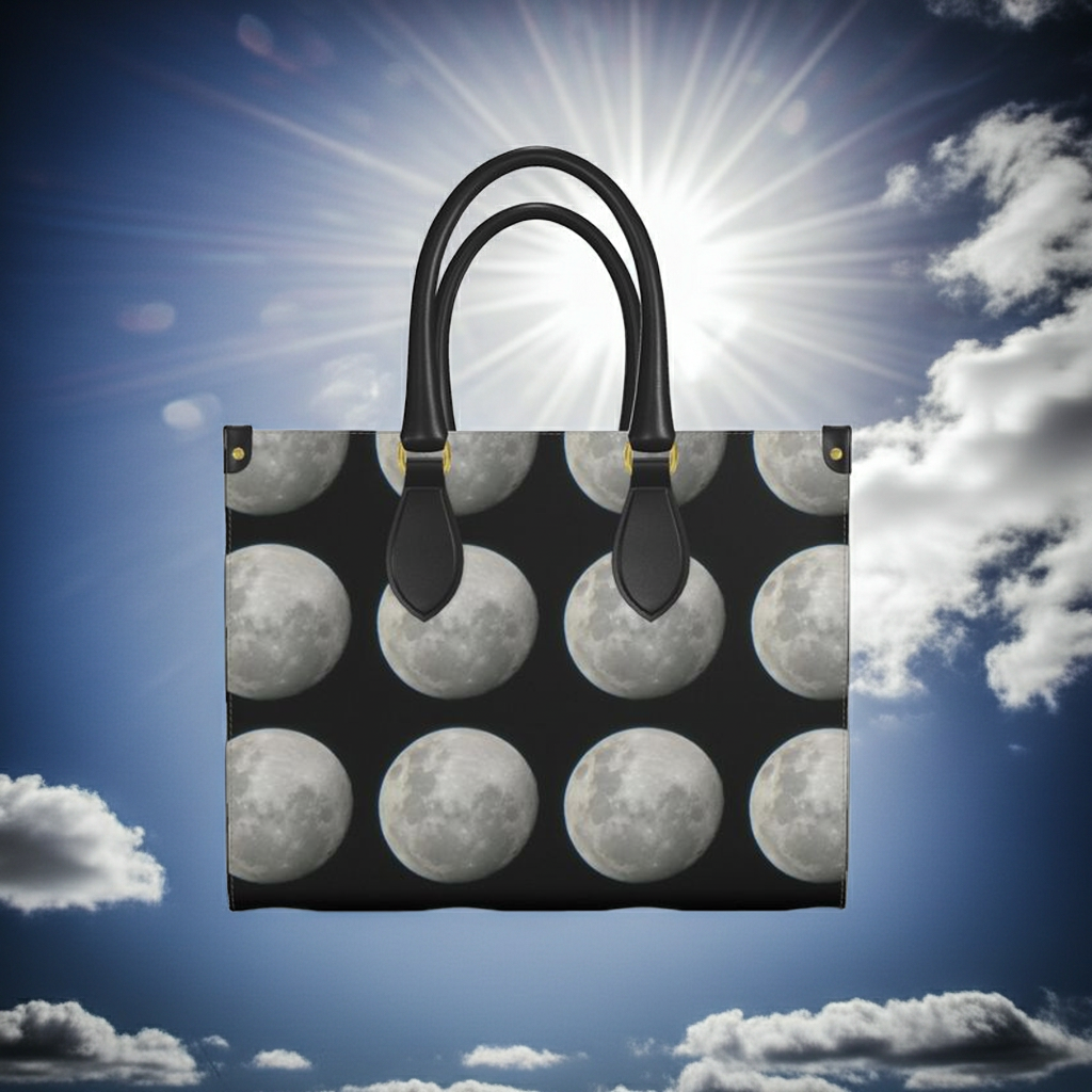 Full Moon Leather Shopper Bag