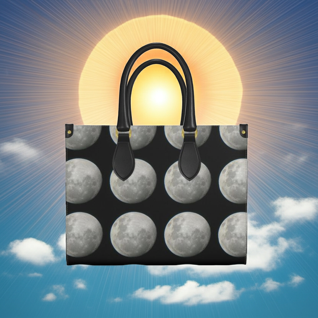 Full Moon Leather Shopper Bag