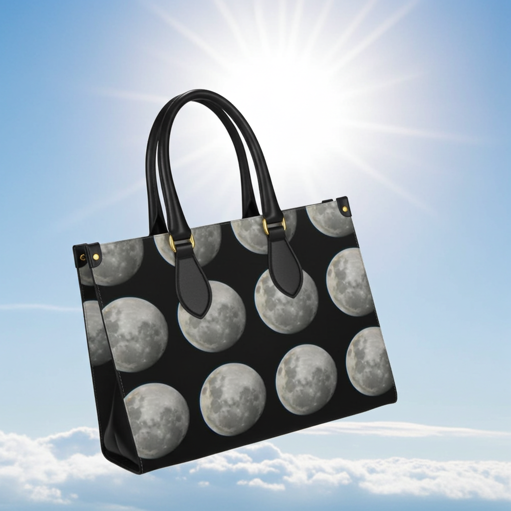 Full Moon Leather Shopper Bag
