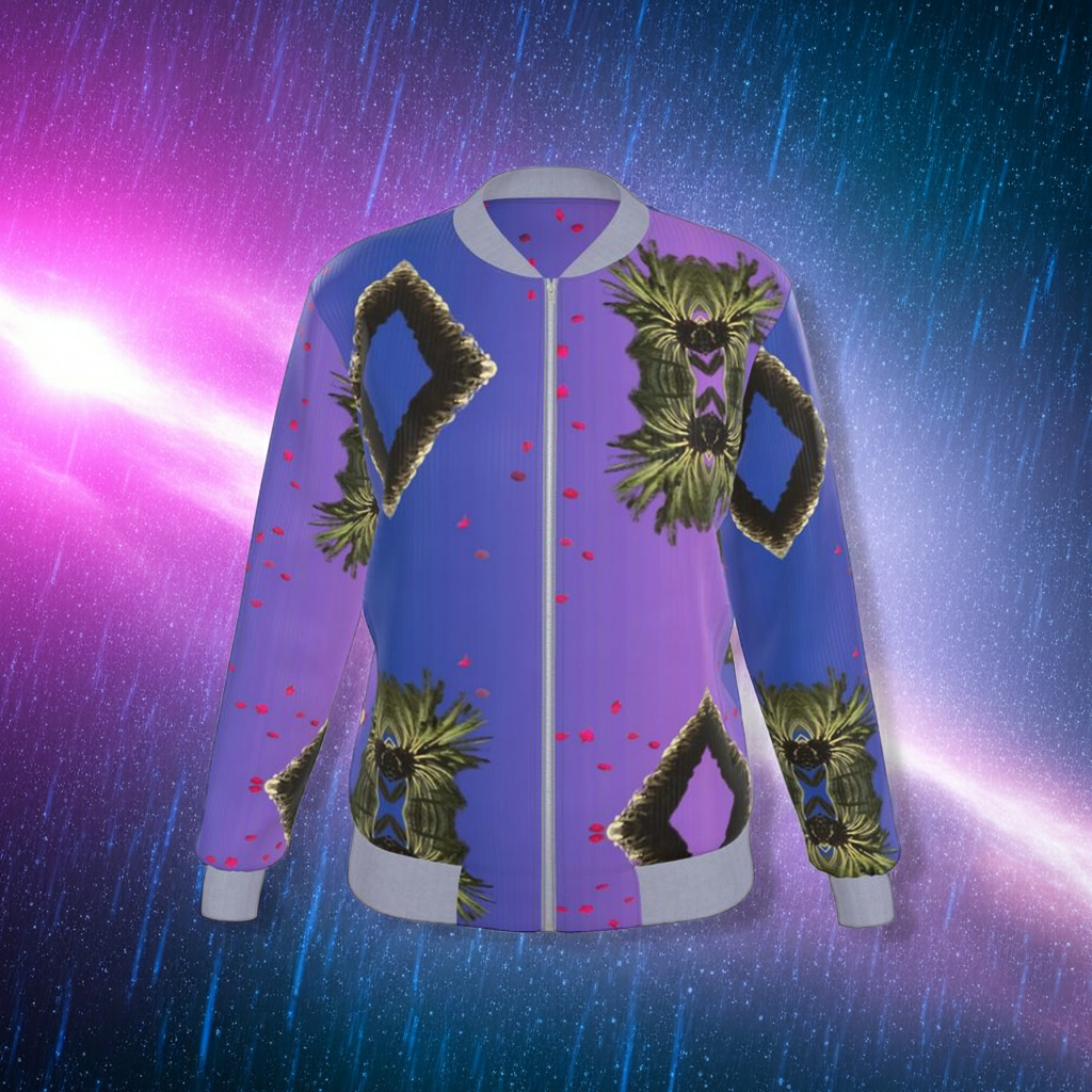 California Valentine Reversible Silk Bomber Jacket