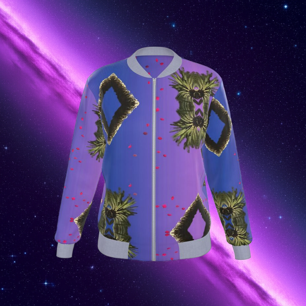 California Valentine Reversible Silk Bomber Jacket