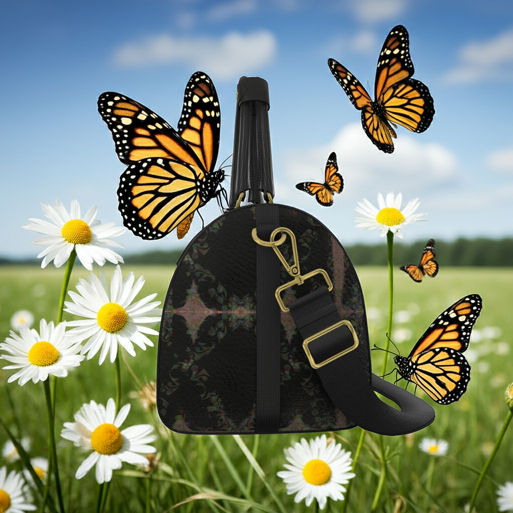 Dark Butterfly Duffle Bag