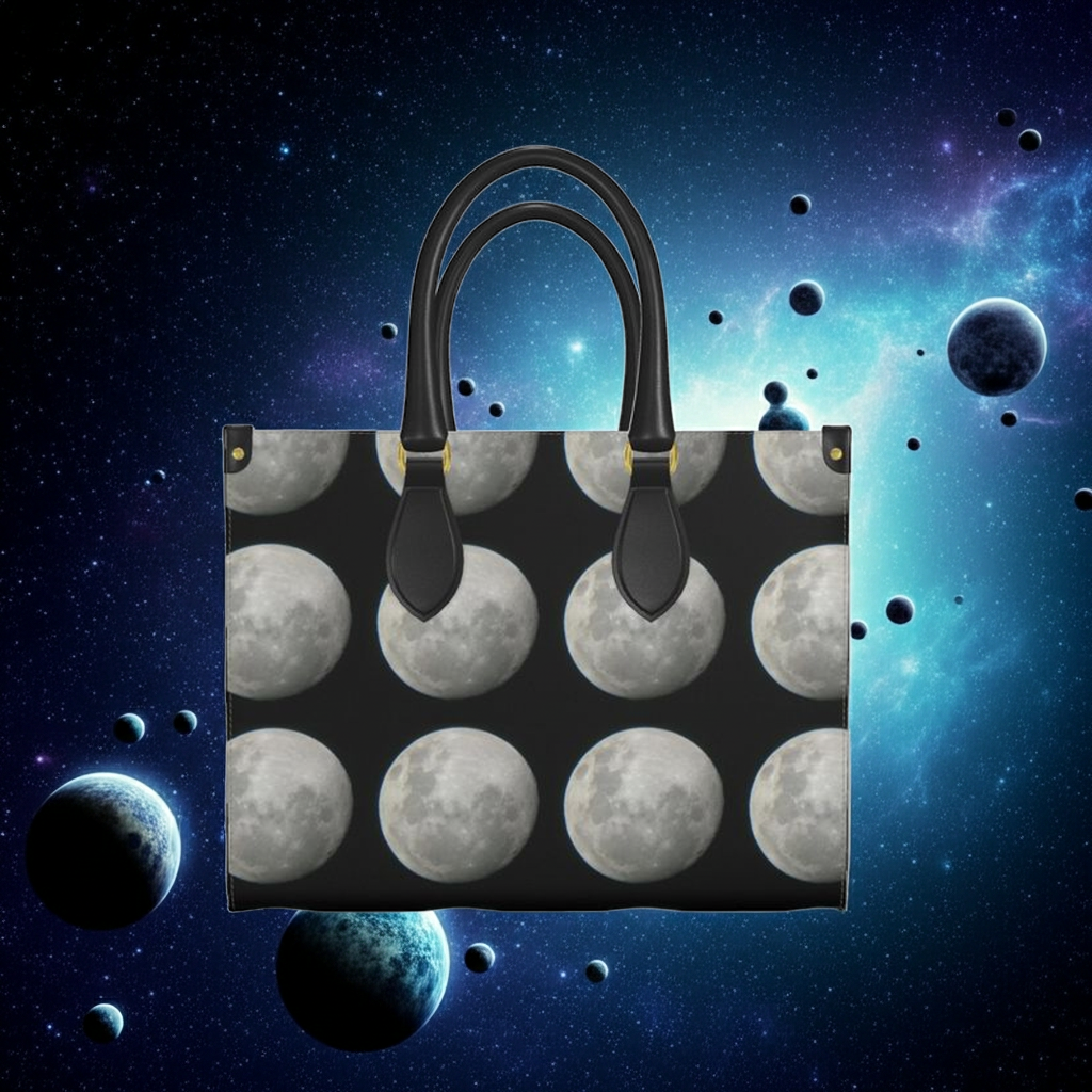 Full Moon Leather Shopper Bag